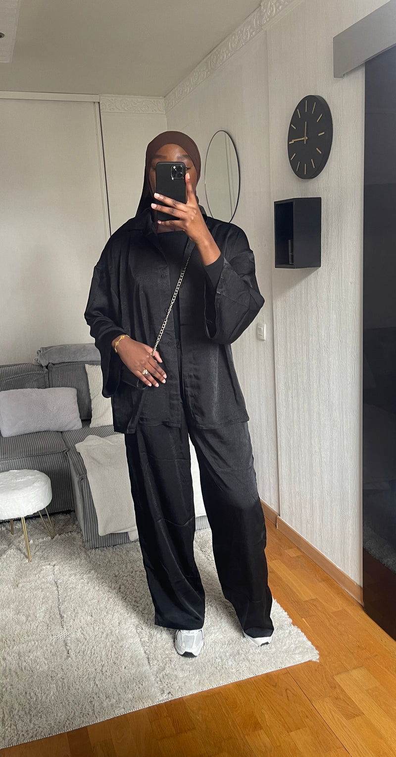 Ensemble viscose Noir