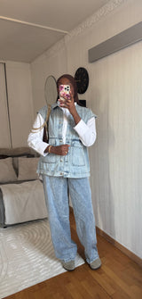 Veste sans manches Oversise