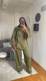 Ensemble Kimono Oversise