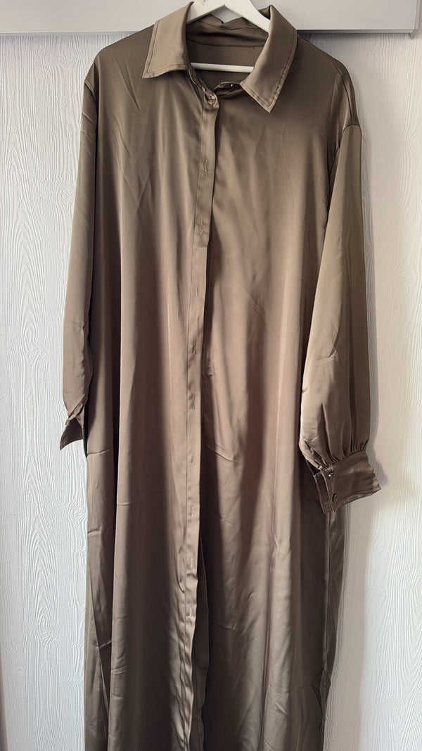 Robe Longue Satinée