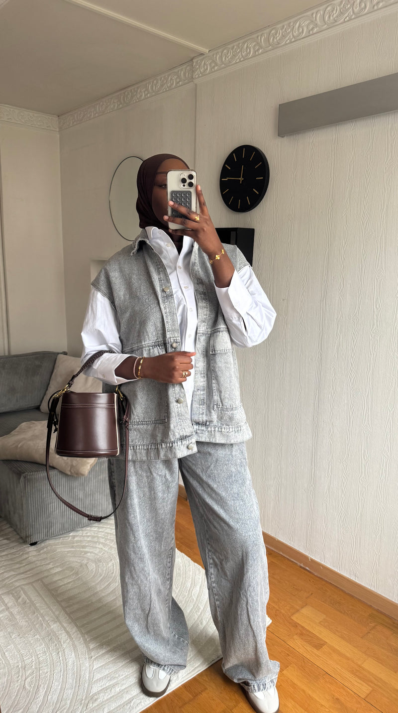 Veste sans manches Oversise